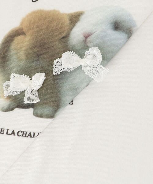 MAJESTIC LEGON(マジェスティックレゴン)の「Fluffy friendsTシャツ(Tシャツ/カットソー・レディース・B/C/A・MEDIUM)」の5枚目の写真