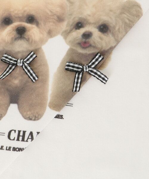 MAJESTIC LEGON(マジェスティックレゴン)の「Fluffy friendsTシャツ(Tシャツ/カットソー・レディース・B/C/A・MEDIUM)」の4枚目の写真