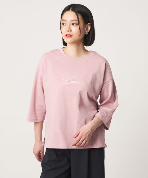 セール】＜LOOM NIPPON SAKURA PROJECT＞エンブロイダリー 7分袖T