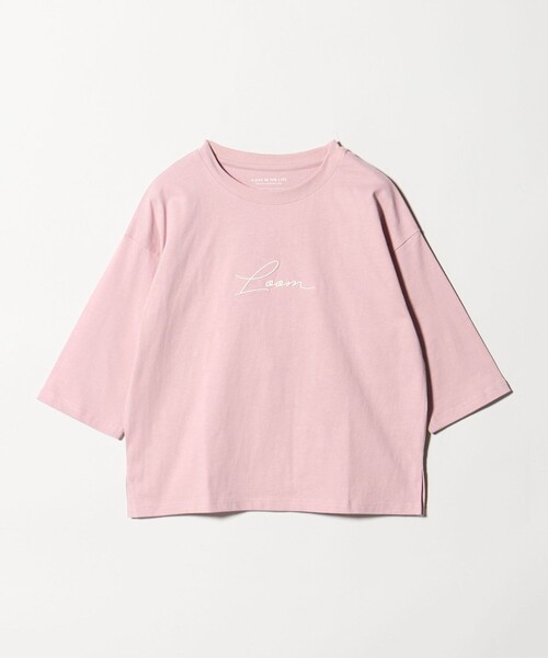 A DAY IN THE LIFE UNITED ARROWS(アデイインザライフユナイテッドアローズ)の「<LOOM NIPPON SAKURA PROJECT>エンブロイダリー 7分袖Tシャツ <A DAY IN THE LIFE>(Tシャツ/カットソー・レディース・ライトピンク/ダークグレー/ホワイト・FREE)」の16枚目の写真