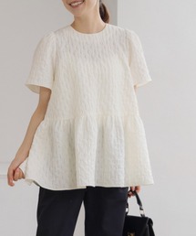 Sono（ソーノ）の「【新作 4/10発売】【SONO/ソーノ】フロートバルーンジャガードブラウス（シャツ/ブラウス）」