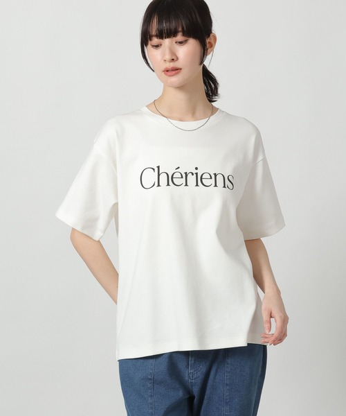 LAKOLE(ラコレ)の「アソートロゴプリントT / 660032(Tシャツ/カットソー・レディース・グレー/オフホワイト/ネイビー/ベージュ・FREE)」の10枚目の写真