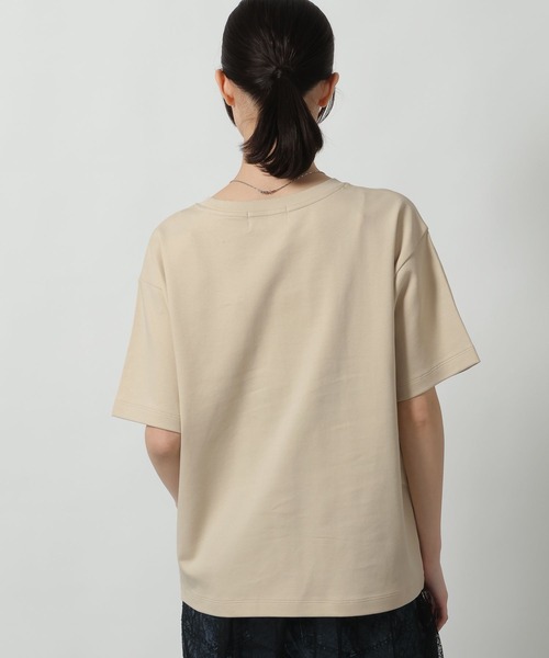 LAKOLE(ラコレ)の「アソートロゴプリントT / 660032(Tシャツ/カットソー・レディース・グレー/オフホワイト/ネイビー/ベージュ・FREE)」の18枚目の写真