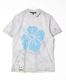 STUD MUFFIN（スタッドマフィン）の「STUD MUFFIN/スタッドマフィン/ピグメントフラワープリントSSTシャツ（Tシャツ/カットソー）」