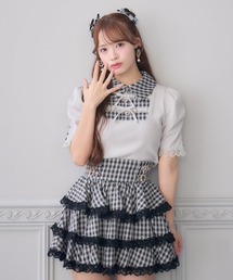 セットアップ対応/新色登場】ストーン付きフィッシュテールスカート