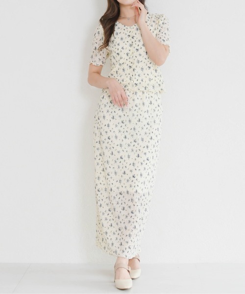 MISCH MASCH(ミッシュマッシュ)の「2026春夏新作 ウェーブラッセルカットトップス(Tシャツ/カットソー・レディース・ホワイト/ブルー/ブラック・フリ-)」の11枚目の写真