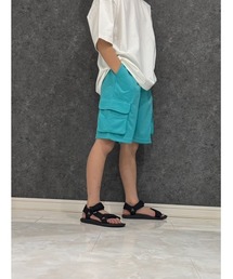 SHISKY（シスキー）の「キッズ　カーゴハーフパンツ（524-01）（カーゴパンツ）」