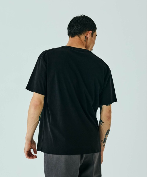 THE BOLDMAN(ザ ボールドマン)の「Summer Wool Tee - mini / サマーウールTシャツ(Tシャツ/カットソー・メンズ・ホワイト/ブラック×グレー/ブラック・MEDIUM/LARGE)」の19枚目の写真