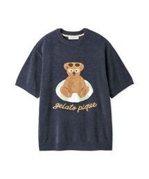 セール】【ONLINE限定】【接触冷感】サマーベア柄ワンポイントTシャツ