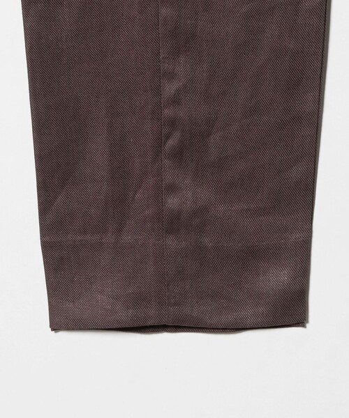 UNITED ARROWS(ユナイテッドアローズ)の「リネン ツイル 1プリーツ リラックス テーパード イージースラックス(スラックス・メンズ・ナチュラル/モカ・44/48/46)」の8枚目の写真