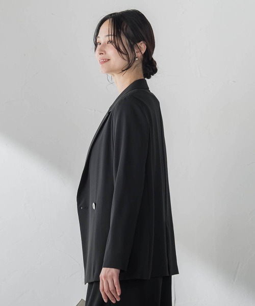 LAUTREAMONT(ロートレアモン)の「【涼・美・楽】テーラードジャケット≪13号あり≫(テーラードジャケット・レディース・ブラック/ベージュ/ブラウン・9号/11号/13号)」の19枚目の写真