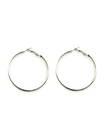CARROLL キャロル ネットデザインシンプルサークルフープピアス L size