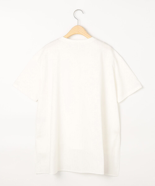 ONIGIRI(オニギリ)の「バックフレア Tシャツ(Tシャツ/カットソー・レディース・ネイビー/オフホワイト・FREE)」の7枚目の写真