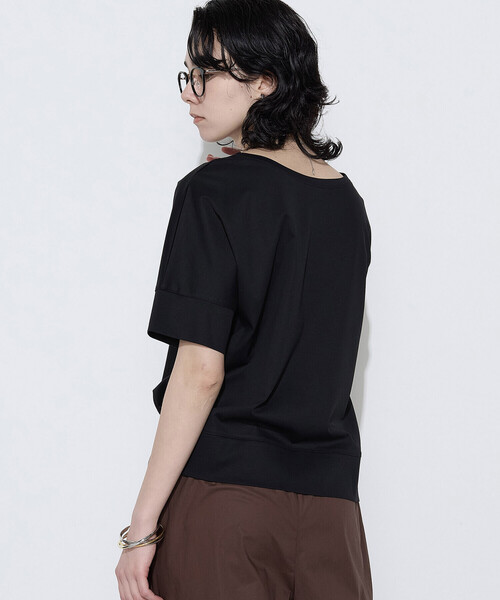 K.T KIYOKO TAKASE（キヨコタカセ）の「クールタッチコットンスムース Tシャツ（Tシャツ/カットソー・レディース・ホワイト/グレイッシュベージュ/ブラック・9号）」の13枚目の写真