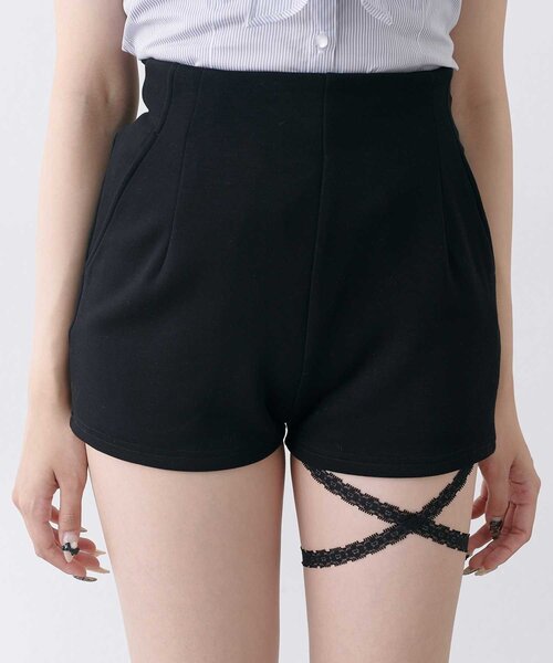 OLIVE des OLIVE(オリーブデオリーブ)の「【Belle Charme】Ribbon Strap Short Pants(その他パンツ・レディース・ブラック/グレー/ベージュ・FREE)」の10枚目の写真