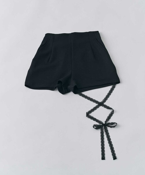 OLIVE des OLIVE(オリーブデオリーブ)の「【Belle Charme】Ribbon Strap Short Pants(その他パンツ・レディース・ブラック/グレー/ベージュ・FREE)」の15枚目の写真
