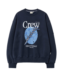クルースウェットシャツ_ネイビー