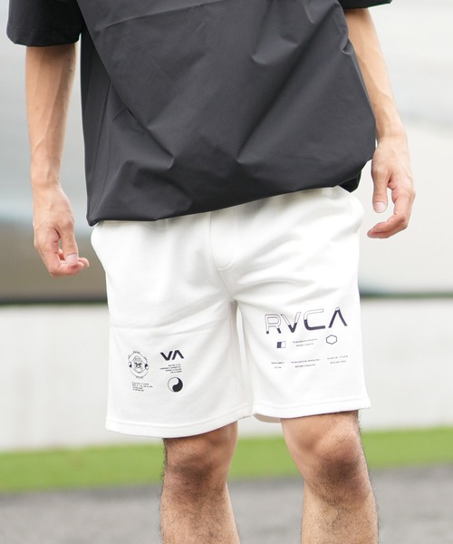 RVCA(ルーカ)の「RVCA/ルーカ スウェットショーツ BG04AP04(その他パンツ・メンズ・グリーン/ブラック/ホワイト・L/M/S)」の2枚目の写真