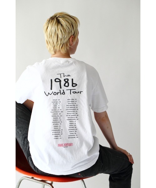 Revo.（レボ）の「【TRICOMER/トリコメル】ロゴTシャツ / プリントTシャツ（Tシャツ/カットソー・レディース・ホワイト系3/ホワイト系5/ナチュラル/ホワイト系/ホワイト系1/ホワイト系2/アイボリー/ホワイト系7/ブラック系/ベージュ/オレンジ/ホワイト系4/ホワイト系6/ブラック系1/ダークネイビー/レッド・FREE）」の22枚目の写真