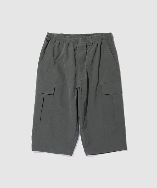 NAVY(ネイビー)の「【NAVY / ネイビー】 マットクロス ルーズシルエット ドローコード カーゴショーツ(カーゴパンツ・メンズ・ブラック/オリーブ/チャコール・M/L/XL)」の16枚目の写真