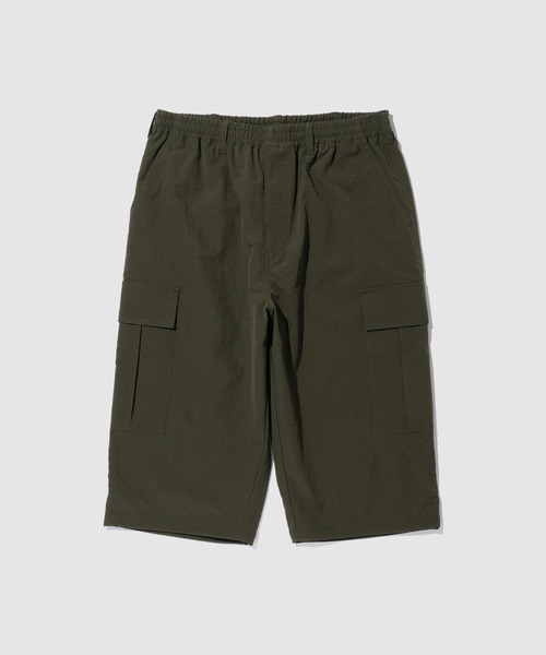 NAVY(ネイビー)の「【NAVY / ネイビー】 マットクロス ルーズシルエット ドローコード カーゴショーツ(カーゴパンツ・メンズ・ブラック/オリーブ/チャコール・M/L/XL)」の17枚目の写真
