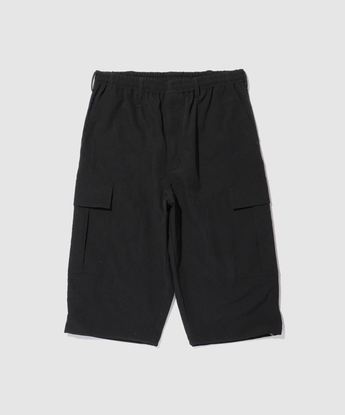 NAVY(ネイビー)の「【NAVY / ネイビー】 マットクロス ルーズシルエット ドローコード カーゴショーツ(カーゴパンツ・メンズ・ブラック/オリーブ/チャコール・M/L/XL)」の15枚目の写真