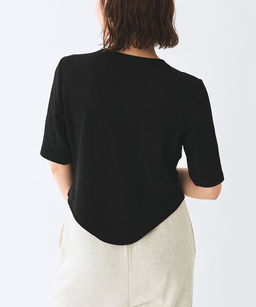 Whim Gazette(ウィムガゼット)の「<WEB限定>【Nuition】レースアッププルオーバー(Tシャツ/カットソー・レディース・グレー/ブラック・FREE)」の8枚目の写真