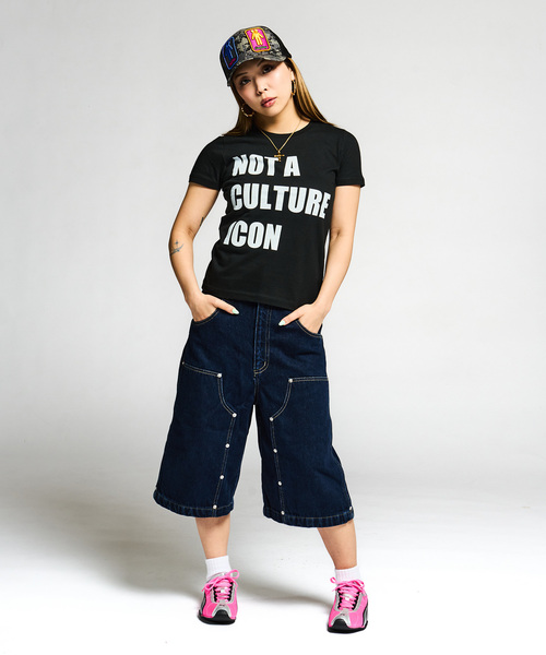 JOINT WORKS（ジョイントワークス）の「ロゴプリント Tシャツ/ J LOGO PRINT TEE（Tシャツ/カットソー・レディース・ホワイト/ブラック・FREE）」の3枚目の写真