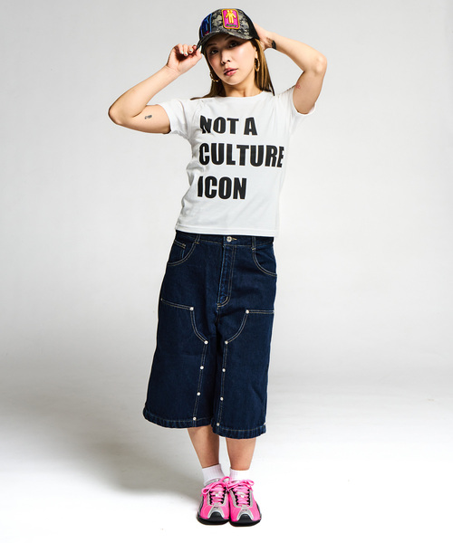 JOINT WORKS（ジョイントワークス）の「ロゴプリント Tシャツ/ J LOGO PRINT TEE（Tシャツ/カットソー・レディース・ホワイト/ブラック・FREE）」の6枚目の写真