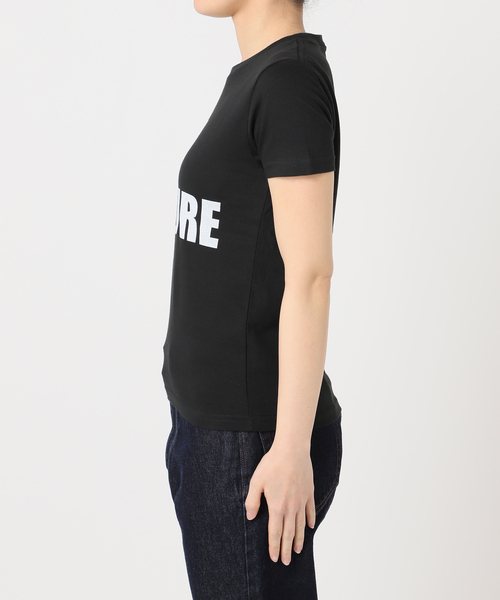 JOINT WORKS（ジョイントワークス）の「ロゴプリント Tシャツ/ J LOGO PRINT TEE（Tシャツ/カットソー・レディース・ホワイト/ブラック・FREE）」の9枚目の写真