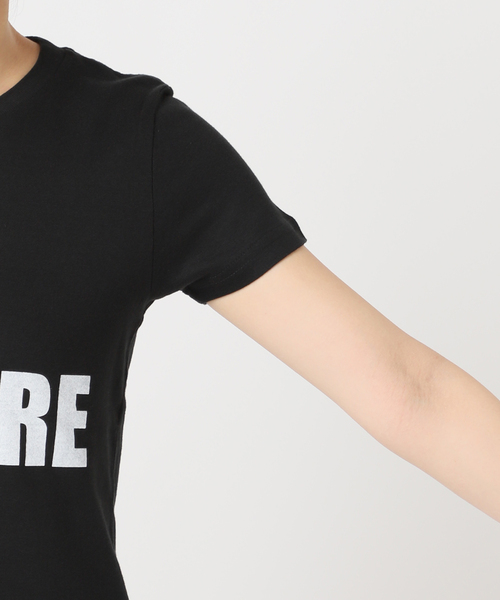 JOINT WORKS（ジョイントワークス）の「ロゴプリント Tシャツ/ J LOGO PRINT TEE（Tシャツ/カットソー・レディース・ホワイト/ブラック・FREE）」の12枚目の写真