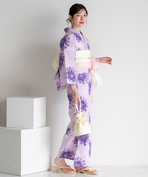CELEN(セレン)の「【浴衣小物】兵児帯 選べる6色 オーガンジー飾り帯 単品(和装小物・レディース・スカイブルー/ブラック/ホワイト/ローズ/ライトグレー/ベビーピンク・FREE)」の9枚目の写真