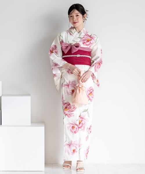 CELEN(セレン)の「【浴衣小物】兵児帯 選べる6色 オーガンジー飾り帯 単品(和装小物・レディース・スカイブルー/ブラック/ホワイト/ローズ/ライトグレー/ベビーピンク・FREE)」の22枚目の写真
