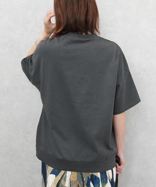 SELECT LEVERY(セレクトリベリー)の「ミニ裏毛プルオーバー(Tシャツ/カットソー・レディース・オフホワイト/ダークグレー/ミント/パープル・LARGE/MEDIUM)」の10枚目の写真