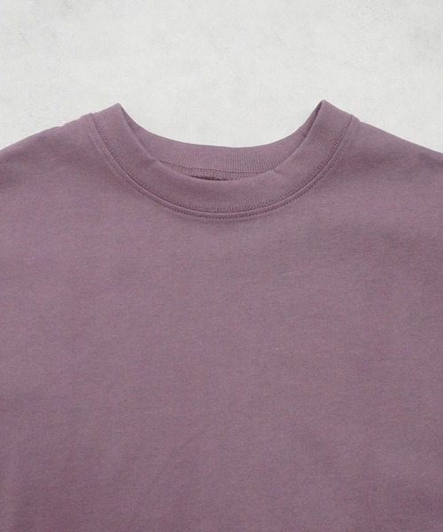 SELECT LEVERY(セレクトリベリー)の「ミニ裏毛プルオーバー(Tシャツ/カットソー・レディース・オフホワイト/ダークグレー/ミント/パープル・LARGE/MEDIUM)」の12枚目の写真