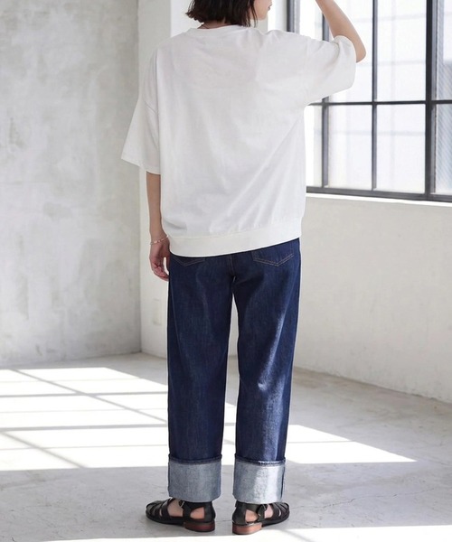 SELECT LEVERY(セレクトリベリー)の「ミニ裏毛プルオーバー(Tシャツ/カットソー・レディース・オフホワイト/ダークグレー/ミント/パープル・LARGE/MEDIUM)」の22枚目の写真