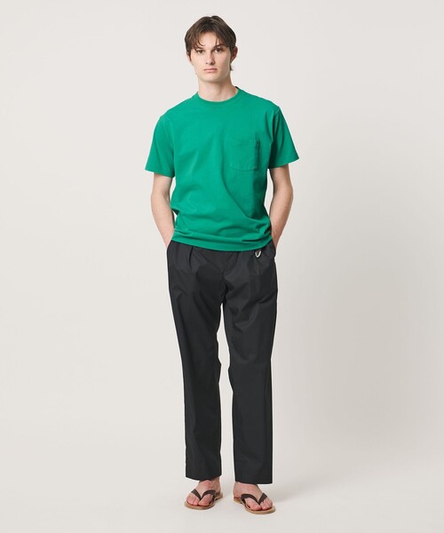 UNITED ARROWS(ユナイテッドアローズ)の「サンホーキンコットン テンジク ポケット Tシャツ(Tシャツ/カットソー・メンズ・オレンジ/ホワイト/ナチュラル/ケリーグリーン・L/S/M/XL)」の6枚目の写真