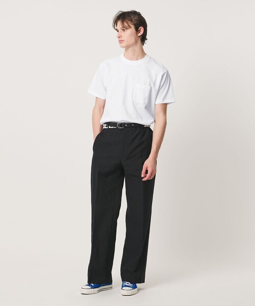 UNITED ARROWS(ユナイテッドアローズ)の「サンホーキンコットン テンジク ポケット Tシャツ(Tシャツ/カットソー・メンズ・オレンジ/ホワイト/ナチュラル/ケリーグリーン・L/S/M/XL)」の10枚目の写真