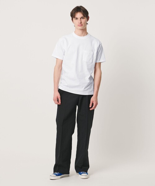 UNITED ARROWS(ユナイテッドアローズ)の「サンホーキンコットン テンジク ポケット Tシャツ(Tシャツ/カットソー・メンズ・オレンジ/ホワイト/ナチュラル/ケリーグリーン・L/S/M/XL)」の11枚目の写真