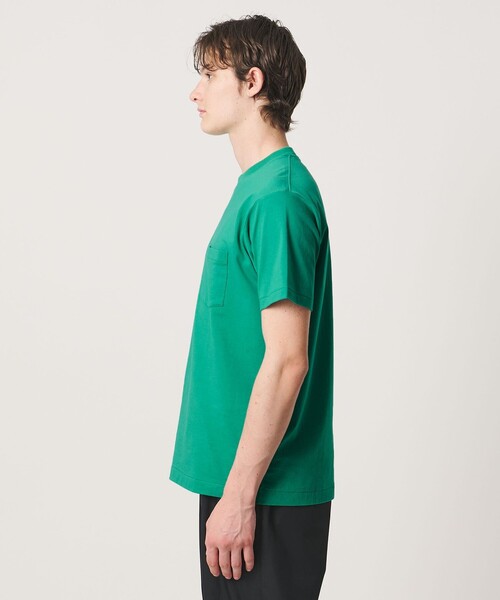 UNITED ARROWS(ユナイテッドアローズ)の「サンホーキンコットン テンジク ポケット Tシャツ(Tシャツ/カットソー・メンズ・オレンジ/ホワイト/ナチュラル/ケリーグリーン・L/S/M/XL)」の22枚目の写真