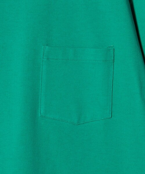 UNITED ARROWS(ユナイテッドアローズ)の「サンホーキンコットン テンジク ポケット Tシャツ(Tシャツ/カットソー・メンズ・オレンジ/ホワイト/ナチュラル/ケリーグリーン・L/S/M/XL)」の14枚目の写真