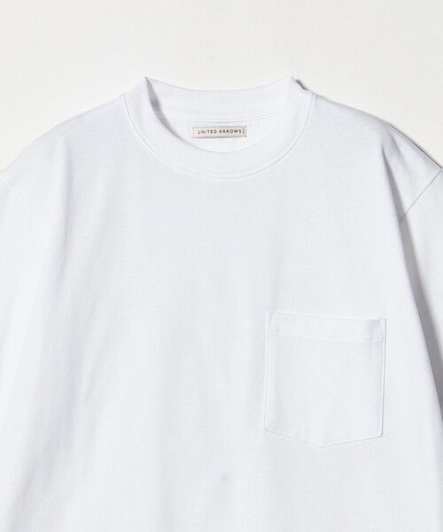 UNITED ARROWS(ユナイテッドアローズ)の「サンホーキンコットン テンジク ポケット Tシャツ(Tシャツ/カットソー・メンズ・オレンジ/ホワイト/ナチュラル/ケリーグリーン・L/S/M/XL)」の17枚目の写真