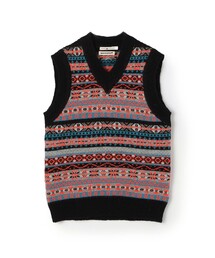 【別注】Redeux FAIR ISLE VEST フェアアイル ニットベスト