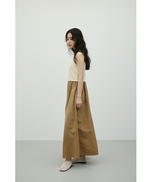 STYLEMIXER(スタイルミキサー)の「アメスリドッキングニットワンピース(ワンピース・レディース・グリーン/アイボリー/ブラック・SMALL/MEDIUM)」の5枚目の写真