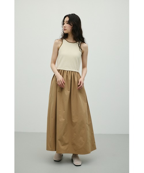 STYLEMIXER(スタイルミキサー)の「アメスリドッキングニットワンピース(ワンピース・レディース・グリーン/アイボリー/ブラック・SMALL/MEDIUM)」の6枚目の写真