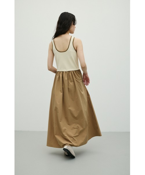STYLEMIXER(スタイルミキサー)の「アメスリドッキングニットワンピース(ワンピース・レディース・グリーン/アイボリー/ブラック・SMALL/MEDIUM)」の8枚目の写真