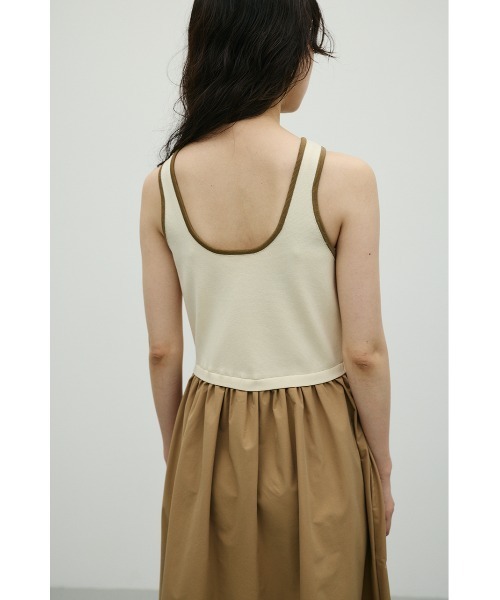 STYLEMIXER(スタイルミキサー)の「アメスリドッキングニットワンピース(ワンピース・レディース・グリーン/アイボリー/ブラック・SMALL/MEDIUM)」の10枚目の写真