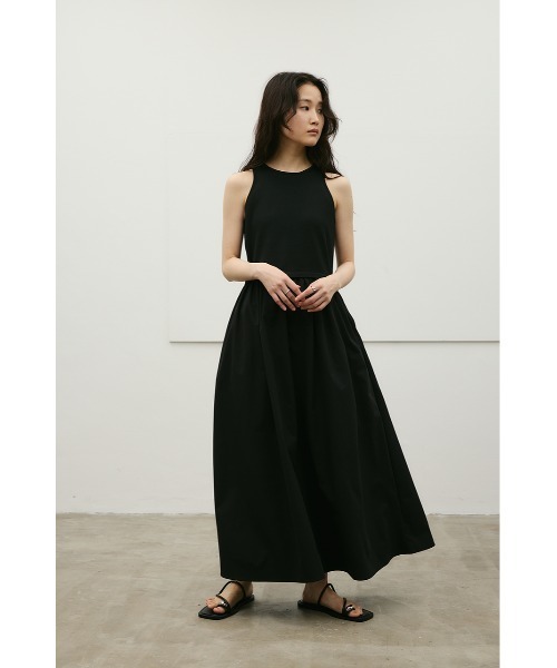 STYLEMIXER(スタイルミキサー)の「アメスリドッキングニットワンピース(ワンピース・レディース・グリーン/アイボリー/ブラック・SMALL/MEDIUM)」の16枚目の写真