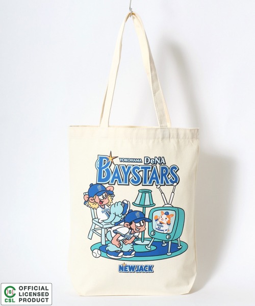NEW JACK（ニュージャック）の「NEW JACK（ニュージャック）セ・リーグ球団プリント キャンバストートバッグ/プロ野球 イラスト ユニセックス（トートバッグ・メンズ・ホワイト系6/ホワイト系4/ホワイト系2/ホワイト系1/ホワイト系5/ホワイト系3・FREE）」の7枚目の写真