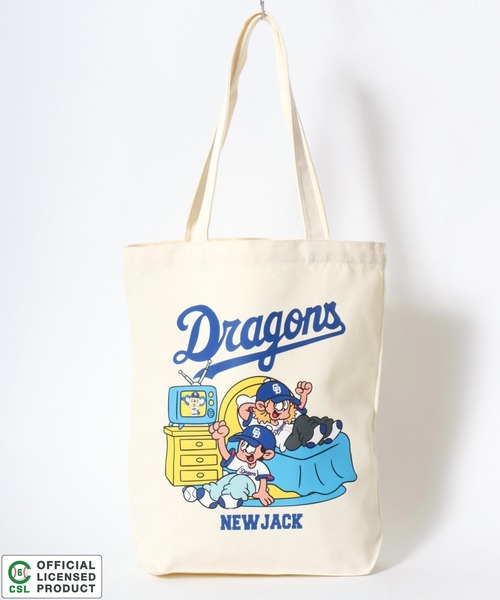 NEW JACK（ニュージャック）の「NEW JACK（ニュージャック）セ・リーグ球団プリント キャンバストートバッグ/プロ野球 イラスト ユニセックス（トートバッグ・メンズ・ホワイト系6/ホワイト系4/ホワイト系2/ホワイト系1/ホワイト系5/ホワイト系3・FREE）」の15枚目の写真